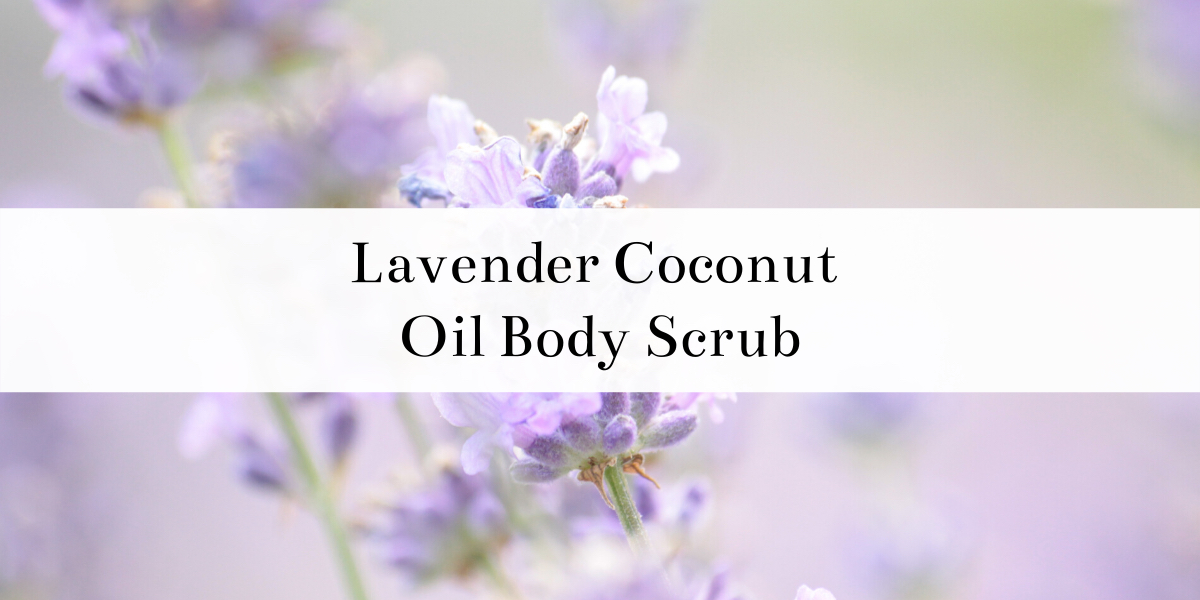 Find out how to make this super easy lavender sugar scrub. This sugar scrub has coconut oil, which is super nourishing for your skin, and brown sugar to help exfoliate. Lavender essential oil makes this scrub smell amazing and is a perfect way to help you relax and reduce stress. #DIY #DIYideas #bath #skincare #bodyscrub #sugarscrub #coconutoil #brownsugar #lavender #exfoliating