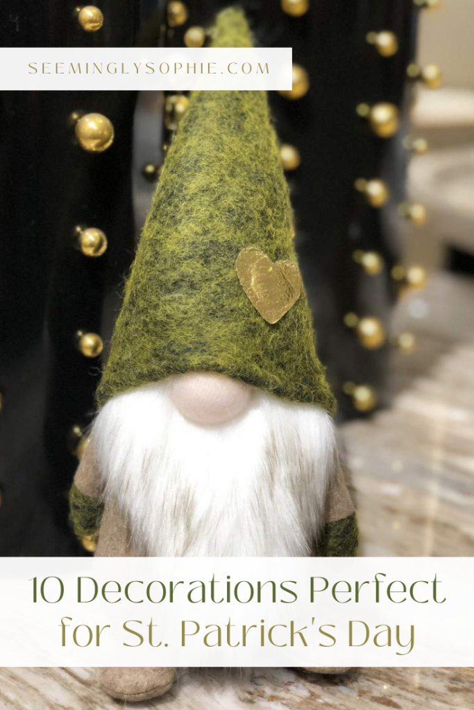 Find out my 15 favorite St. Patrick's Day decorations from Amazon. St. Patrick's Day is around the corner! If you're having a holiday party or just want to add some festivity to your home, this list of St. Patrick's Day decor is perfect for you! #holidays #stpatricksday #holiday #decorations #homedecor #decor #party #festive #stpattysday #Amazon #affiliate