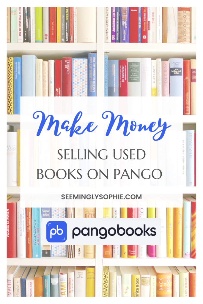 How many books do you hold onto that you'll probably never read again? Pango makes it so easy to declutter and get rid of old books through their app. Check out this post for more info! #books #declutter #cleaning #Pango #sellbooks